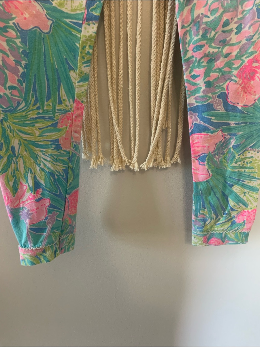 LILLY PULITZER Girls Tropical Print Pajama Pant Leggings Size 12 - Picture 5 of 10